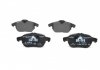 Тормозные колодки дисковые передние OPEL Vectra C, Astra H, Zafira B; FIAT Croma 05-; SAAB 9-3 BOSCH 0986494044 (фото 1)