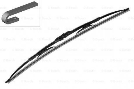 Щетка стеклоочистителя задняя (1x280мм) FORD Mondeo, Focus; NISSAN; VW Polo, Lupo BOSCH 3397018802 (фото 1)