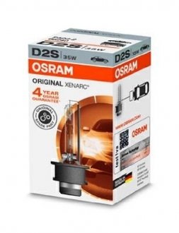 Лампа ксеноновая ХЕNARC D2S 85V 35W P32D-2 3200lm 4150K OSRAM 4008321184573 (фото 1)