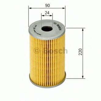 Фильтр масляный вставка H=221mm BMW E34 2,4TD 88-91 BOSCH 1457429251 (фото 1)