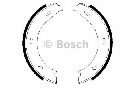 Гальмівні колодки барабанні BOSCH 0986487605 (фото 1)