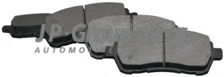 Комплект тормозных колодок, дисковый тормоз JP GROUP 1563700610 (фото 1)