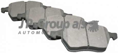 Комплект тормозных колодок, дисковый тормоз JP GROUP 1263601010 (фото 1)