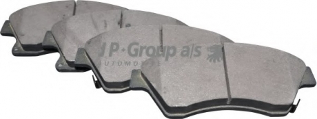 Комплект тормозных колодок, дисковый тормоз JP GROUP 1263602510 (фото 1)