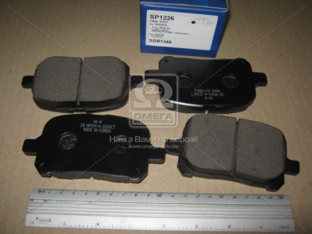 Тормозные колодки дисковые передние BRAKE Hi-Q (SANGSIN) SP1226 (фото 1)