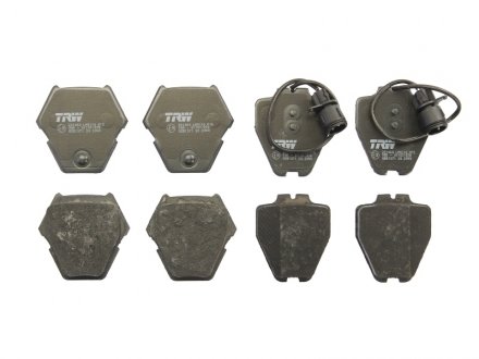 Комплект тормозных колодок, дисковый тормоз TRW GDB1371 (фото 1)