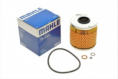 Фільтр оливний BMW (E30/36/34) 1.6/1.8i MAHLE / KNECHT OX 91D (фото 1)