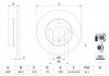 Тормозной диск задний BMW E36/46 BOSCH 0986478561 (фото 5)