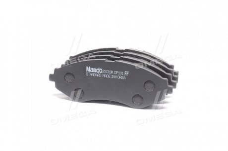 Тормозные колодки дисковые передние MANDO MPD03 (фото 1)
