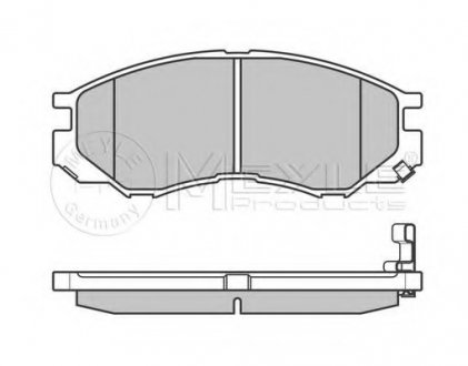 Тормозные колодки дисковые MEYLE 025 232 9015/W (фото 1)