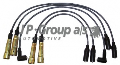 Комплект (5 шт.) проводів запалення Audi 80/Golf/Passat 1./1.8/2.0 -97 JP GROUP 1192002310 (фото 1)