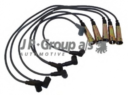 Комплект (5 шт.) проводів запалення Audi 100/Passat 1.9/2.1 -88 JP GROUP 1192000310 (фото 1)