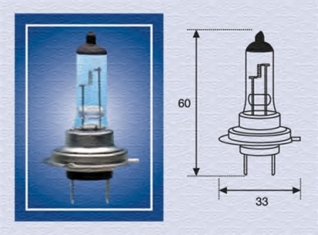 Лампа накаливания MAGNETI MARELLI 002558100000 (фото 1)
