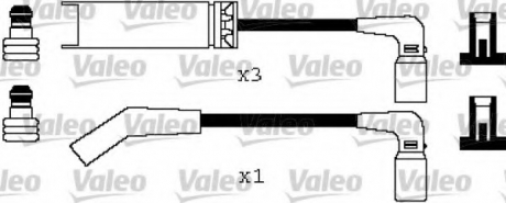 Высоковольтные провода, комплект Valeo 346355 (фото 1)
