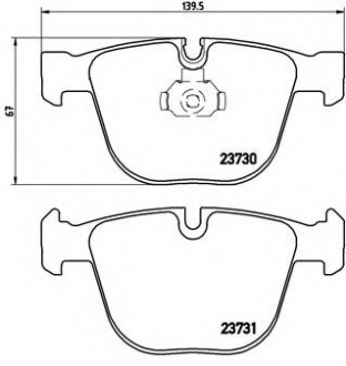 Гальмівні колодки дискові P06 026 BREMBO P06026 (фото 1)