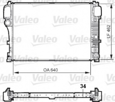 Радиатор системы охлаждения Valeo 735299 (фото 1)