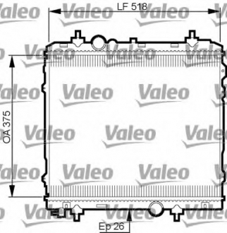Радиатор системы охлаждения Valeo 735531 (фото 1)