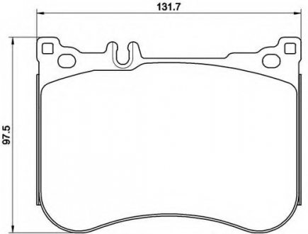 Гальмівні колодки дискові P50 114 BREMBO P50114 (фото 1)