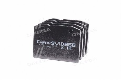 Тормозные колодки дисковые DAFMI / INTELLI D656SM (фото 1)