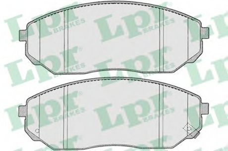 Тормозные колодки дисковые LPR 05P1207 (фото 1)