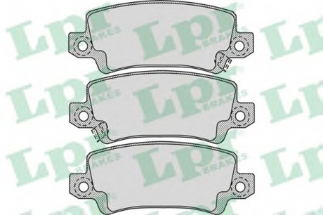 Комплект гальмівних колодок з 4 шт. дисків LPR 05P1068 (фото 1)