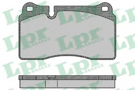 Комплект гальмівних колодок з 4 шт. дисків LPR 05P1376 (фото 1)