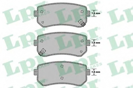 Тормозные колодки дисковые LPR 05P1411 (фото 1)