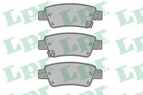 Комплект гальмівних колодок з 4 шт. дисків LPR 05P1455 (фото 1)