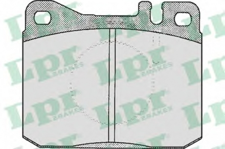 Комплект гальмівних колодок з 4 шт. дисків LPR 05P211 (фото 1)