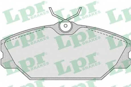 Комплект гальмівних колодок з 4 шт. дисків LPR 05P816 (фото 1)