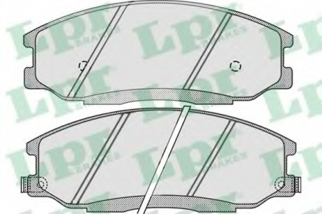 Комплект гальмівних колодок з 4 шт. дисків LPR 05P860 (фото 1)