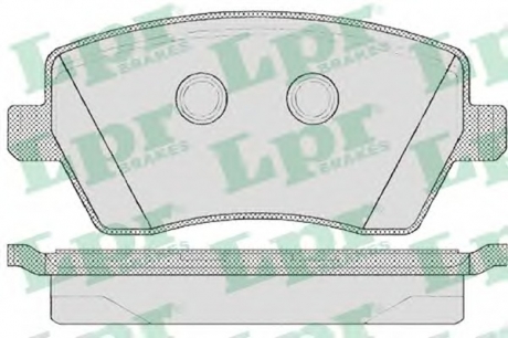 Тормозные колодки дисковые LPR 05P867 (фото 1)