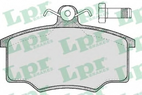 Комплект гальмівних колодок з 4 шт. дисків LPR 05P188 (фото 1)