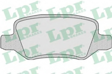 Комплект гальмівних колодок з 4 шт. дисків LPR 05P850 (фото 1)