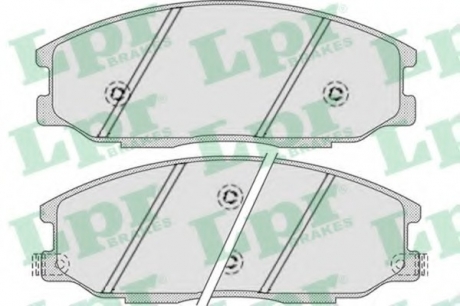 Комплект гальмівних колодок з 4 шт. дисків LPR 05P858 (фото 1)