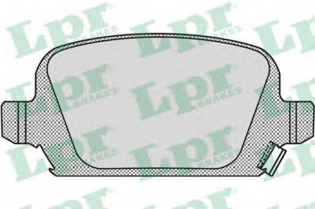 Гальмівні колодки, дискове гальмо (набір) LPR 05P998 (фото 1)