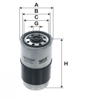 Фільтр палив. AUDI, VW /PP850 (вир-во -FILTERS) WIX FILTERS WF8056 (фото 1)