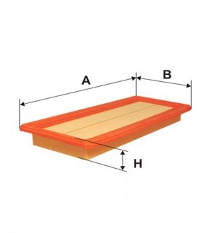 Фільтр повітряний MAZDA 323 /AP047 (вир-во -FILTERS UA) WIX FILTERS WA6210 (фото 1)