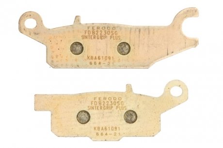 Гальмівна колодка (диск) FERODO FDB2230SG (фото 1)