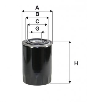 Фільтр масляний двигуна RENAULT MASTER /OP594/1 (вир-во -FILTERS) WIX FILTERS WL7161 (фото 1)