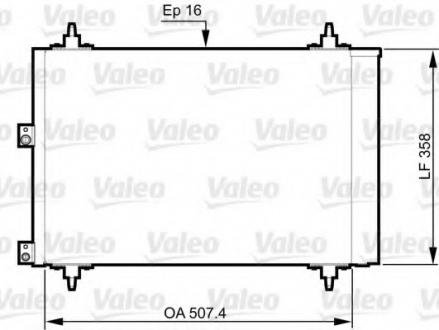 Радиатор кондиционера Valeo 814080 (фото 1)