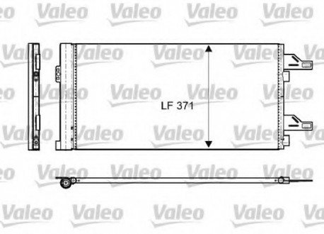 Радиатор кондиционера Valeo 814085 (фото 1)