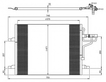 Радиатор кондиционера NRF 35936 (фото 1)