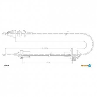 Трос сцепления ADRIAUTO 41.0168 (фото 1)