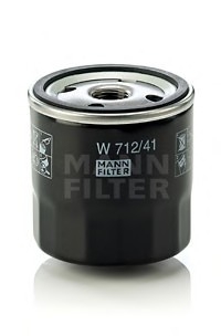 Масляний фільтр W712/41 MANN W 712/41 (фото 1)
