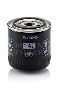 Масляний фільтр W920/45 MANN W 920/45 (фото 1)