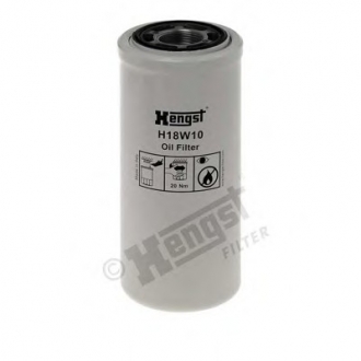 Фильтр масляный HENGST FILTER H18W10 (фото 1)