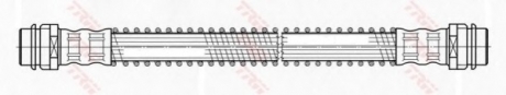 Тормозной шланг TRW PHD493 (фото 1)