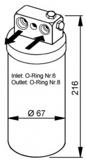 Осушувач кондиціонера NRF 33104 (фото 1)