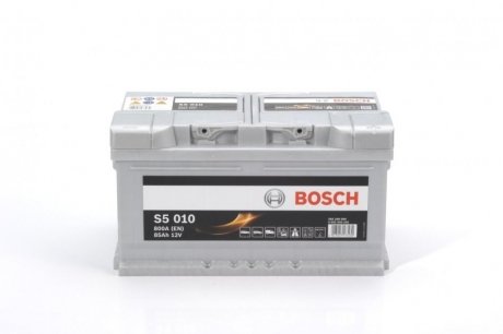 Аккумулятор S5 Silver Plus 12V 85Ah 800A [-/+] 315x175x175 BOSCH 0092S50100 (фото 1)